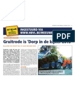 HBVL 09/03/'13 - Gruitrode is 'Dorp in de kijker 2013'