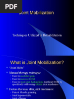Download Joint Mobilization by kiran patil SN13002305 doc pdf