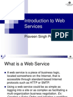 Introduction To Web Services: Praveen Singh Pokharia