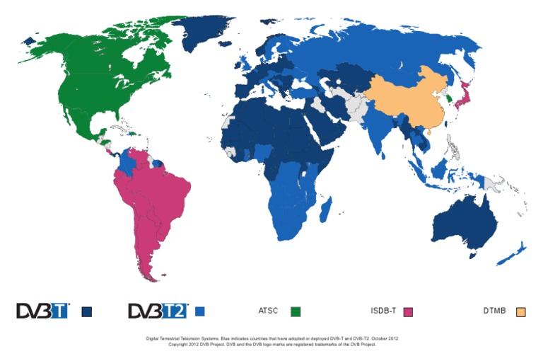 DVB-T Map | PDF | Technology & Engineering