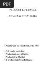 Product Life Cycle Stages & Strategies