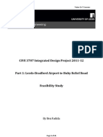 Integrated Design Project: Leeds-Bradford Airport To Huby Relief Road