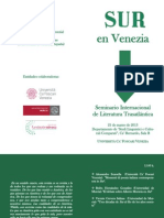 Programa Sur Venezia 2013