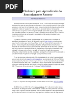 Página Dinâmica para Aprendizado do Sensoriamento Remoto