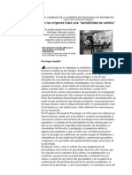 El Comienzo de La Carrera de Psicologia Se Inscribe en Una