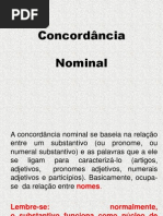Concordancia Nominal