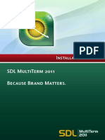 SDL MultiTerm 2011 SP2 Installation Guide