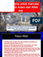 Islam Agama Untuk Manusia Mulai Nabi Adam Dari