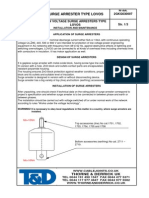 LV Low Voltage Surge Arresters ABB LOVOS 5 LOVOS 10 Surge Arresters Installation
