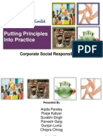 Putting Principles Into Practice: Corporate Social Responsibility