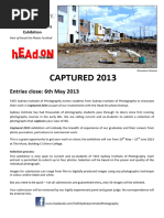 Download Captured 2013 Entry Form by TAFE Sydney Institute of Photography SN130081131 doc pdf