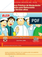 Manual de Buenas Practicas de Manipulacion de Alimentos Para Restaurantes y Servic