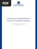 Profilaxia de Tromboembolismo Venoso Em Pacientes Cirurgicos