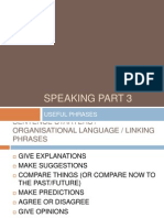 Useful Phrases in Speaking test