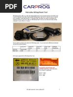 CARPROG Mercedes Benz Airbag Reset Manual