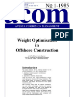 Acom85 - 1 Weight Optimization in Offshore Construction PDF