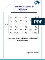 Unidad I Matrices, Determinantes