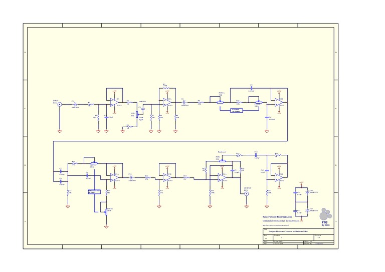 Lowpass and Subsonic Filter Schematic 496 PDF