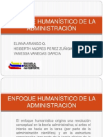 Enfoque Humanístico de La Administración