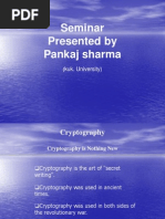 Seminar Presented by Pankaj Sharma: Kuk. University)