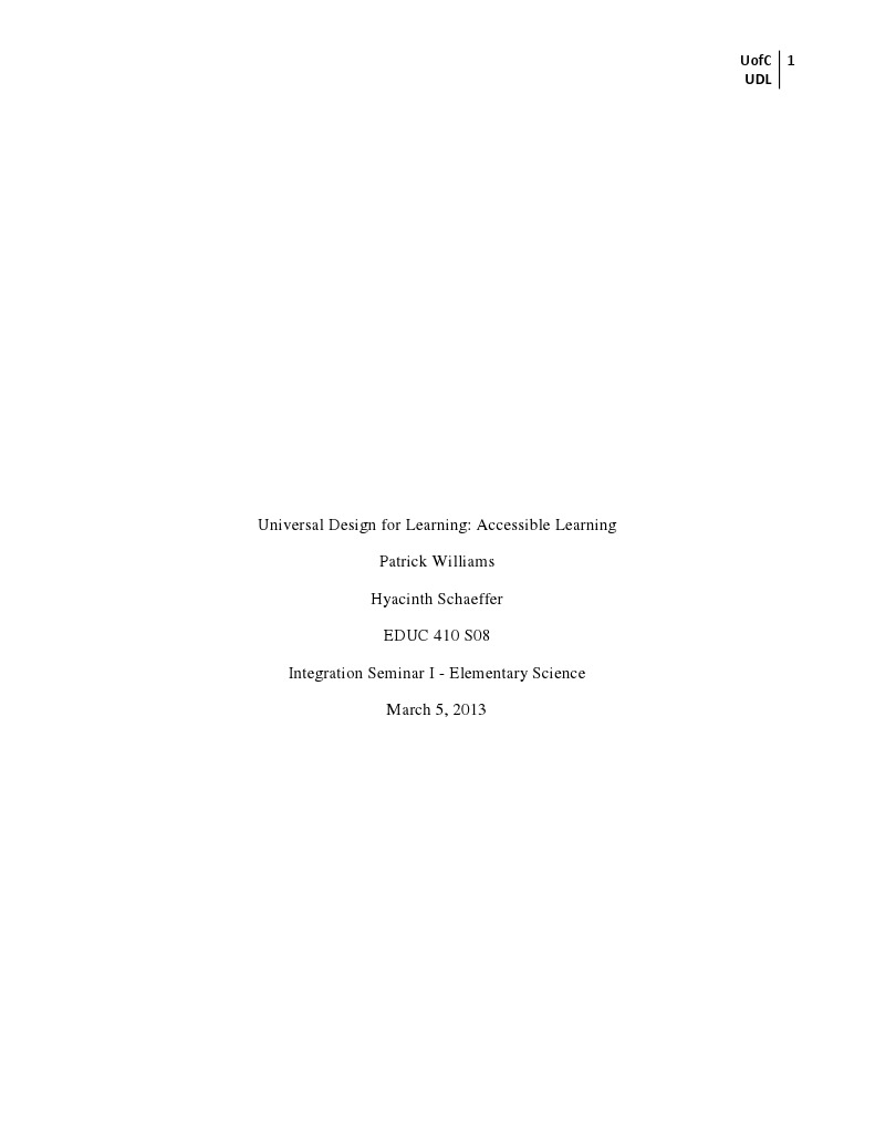 Universal Design for Learning Insights | PDF | Pedagogy | Learning
