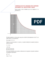 Cálculo de La Potencia en Una Máquina de Vapor de Simple Expansión