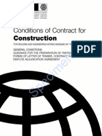 FIDIC Conditions of Contract 1999