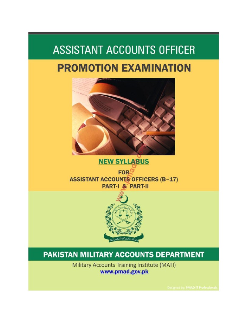 AAO Promotion Exam NewSyllabus It PDF Audit Accounting