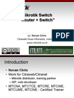 Mikrotik router / switch