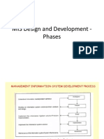 MIS Design and Development - Phases
