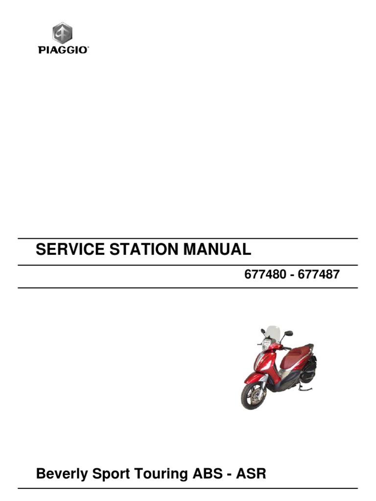 Piaggio Beverly Sport Touring 350 ABS - ASR (EN) | Screw | Transmission (