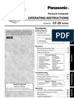 CF-28 MK2 2K-XP Operating Instructions