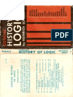 Concise History of Logic - Heinrich Scholz