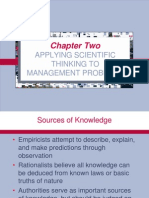Chapter Two: Applying Scientific Thinking To Management Problems