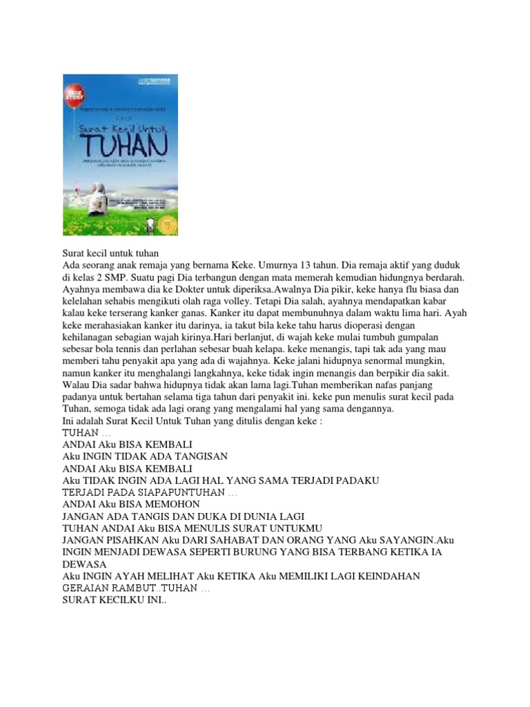Surat Kecil Untuk Tuhan