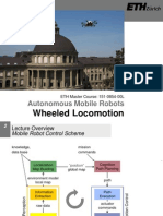 Wheeled Locomotion: Autonomous Mobile Robots