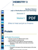 Food Chemistry 3 FCHE30: Effect of Heat and PH On Proteins