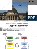 Legged Locomotion: Autonomous Mobile Robots