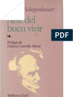 Schopenhauer Arthur - Arte Del Buen Vivir