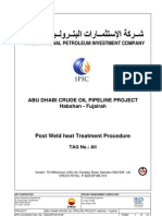 Abu Dhabi Crude Oil Pipeline Project Habshan - Fujairah: Post Weld Heat Treatment Procedure