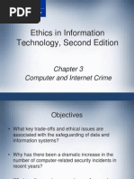 Ethics in Information Technology, Second Edition: Computer and Internet Crime