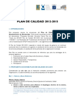 Plan de Calidad 2012-2015 Del Ayuntamiento de Alcobendas