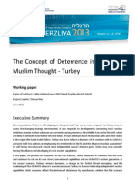The Concept of Deterrence in Arab andMuslim Thought - Turkey