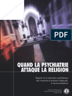 Quand La Psychiatrie Attaque La Religion