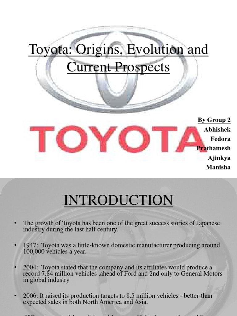 Toyota case study questions and answers picture