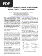 Download A ZVS-ZCS Snubber Network for High-Power Density DC-DC Converter-Application by mnasihs SN130155677 doc pdf