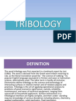 TRIBOLOGY DEFINITION AND HISTORY
