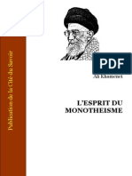 L'Esprit Du Monothéisme