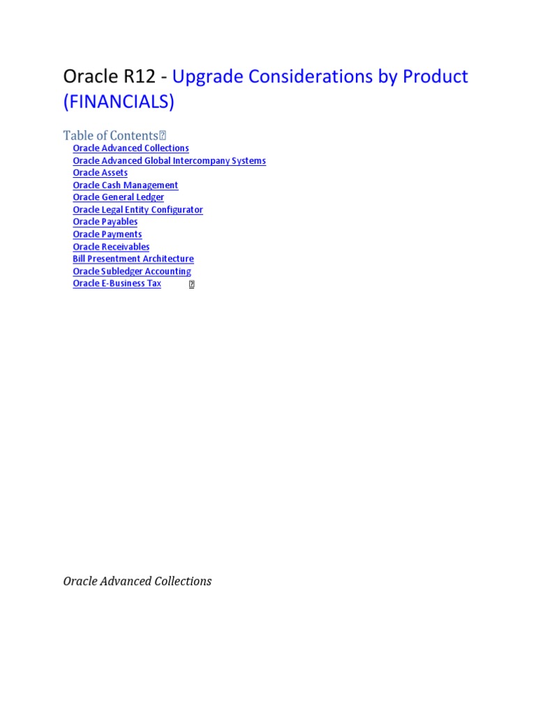 Issues in Oracle r12 Upgradation | PDF | Invoice | Payments