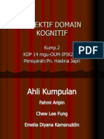 Objektif Domain Kognitif